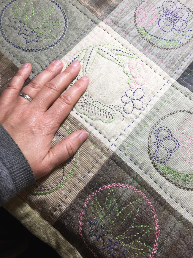 Quilting with Sashiko – A love for both the common fiber and the